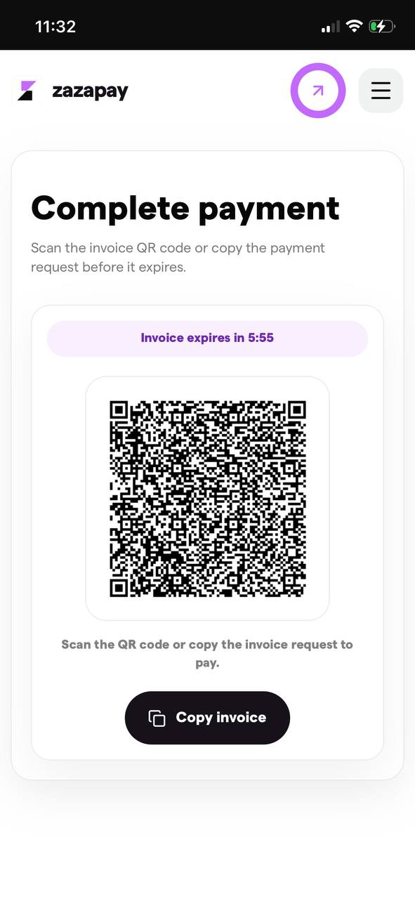 Step 3: complete the payment